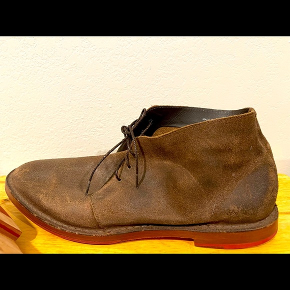COLE HAAN Brown Suede Leather Chukka Ankle Boots Men's Sz 12 - Picture 3 of 6
